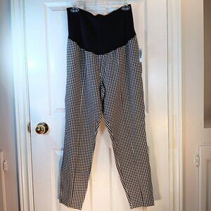 NWT Old Navy Houndstooth Maternity Dress Pants Trousers Size XL